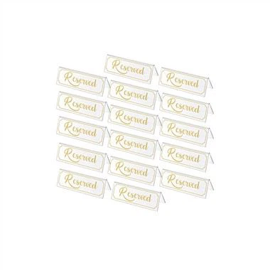 Varattu istuin läpinäkyvä akryylikyltti