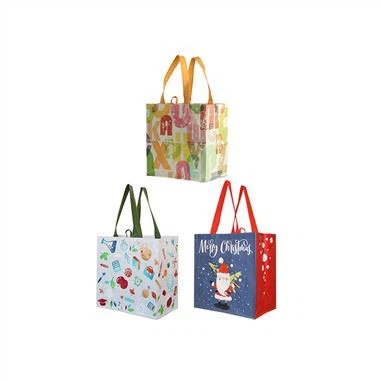 Pieni tyylikäs uudelleenkäytettävä lahjakäsilaukku